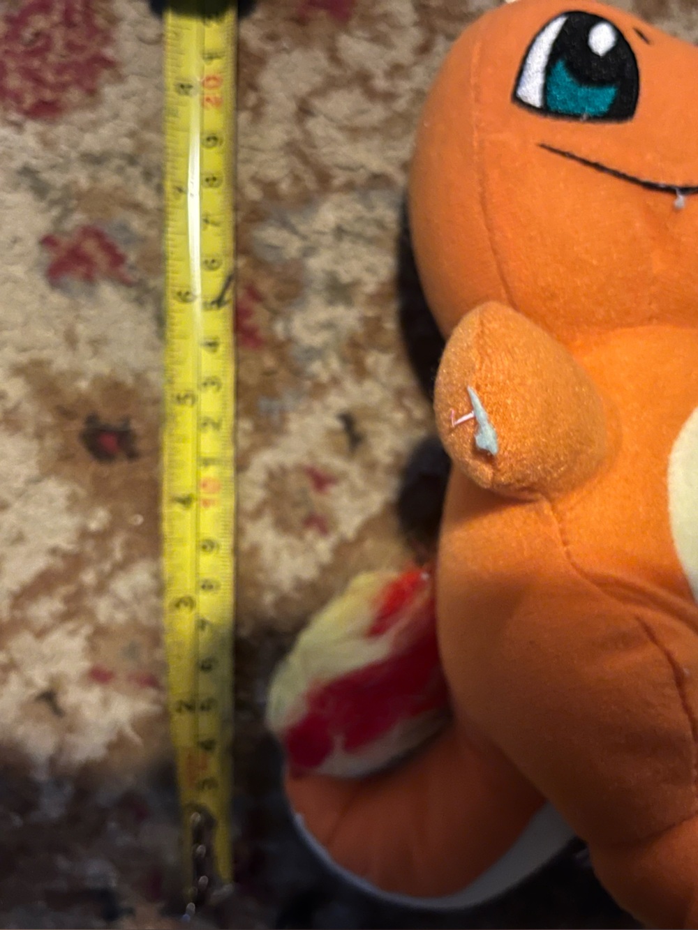 Pokémon Charmander 8-Inch Plush Toy (2016 Nintendo/Tomy) stuffed animal